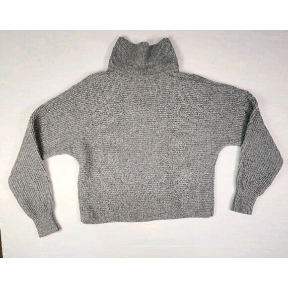 Joseph A. Grey Collared Polo Sweater Medium Heather Grey - Picture 7 of 9